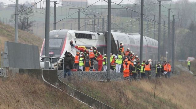 Vysokorychlostní TGV ve Francii sjel z kolejí