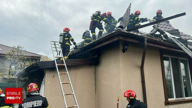 Incendiu lângă un cămin de bătrâni din Ilfov. 30 de peroane au fost evacuate