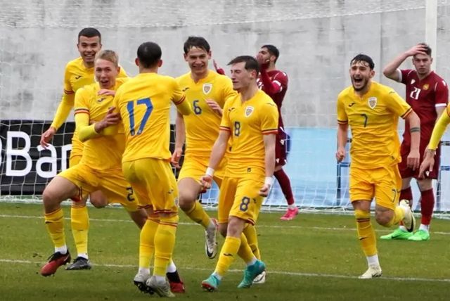 România U21, victorie pe final în deplasare cu Armenia