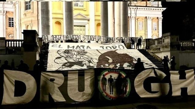 Irruzione dei tifosi della Juve a Superga: striscione contro il Torino