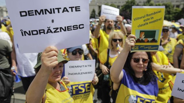 Sindicaliștii din Sănătate și Educație vor protesta în fața Parlamentului față de măsurile fiscale propuse de Guvern