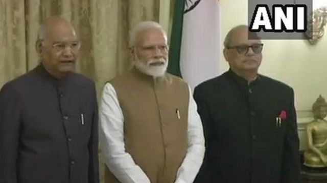 Justice Pinaki Chandra Ghose takes oath as first Lokpal of India