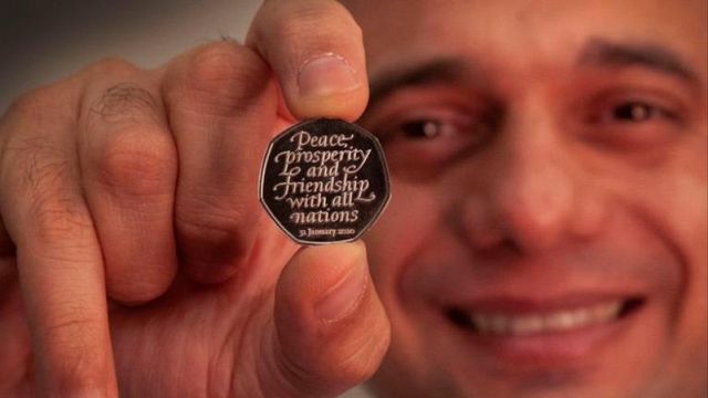 Великобритания пуска монета, посветена на Брекзит