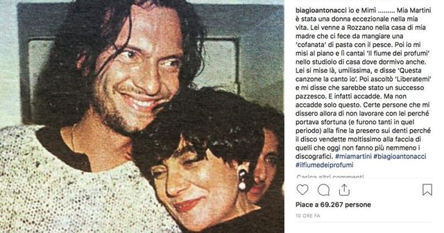 Mia Martini, il ricordo di Biagio Antonacci: «Mi dissero di non lavorare con lei»