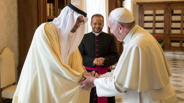 Papa Francisc, vizită istorică în Emiratele Arabe Unite