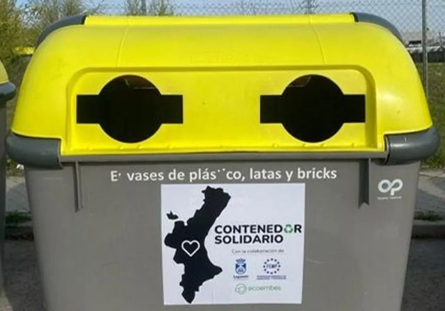 Así ha convertido Ecoembes un contenedor en un símbolo de solidaridad