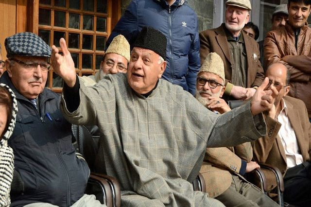 Farooq Abdullah says peace in Jammu and Kashmir only possible through dialogue, urges Centre to take up issue with Hurriyat leaders