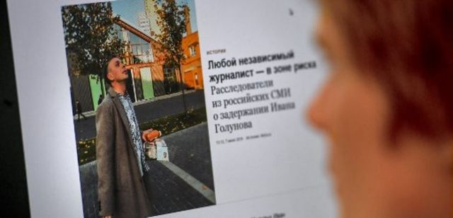 Jurnalist rus de investigații, reținut la Moscova