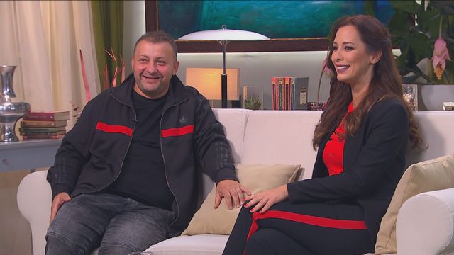 Összemelegedett műsorvezető-társával Demcsák Zsuzsa