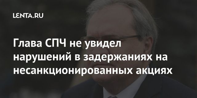 Глава президентского совета по правам человека не увидел нарушений в жестких массовых задержаниях на акциях в поддержку Навального