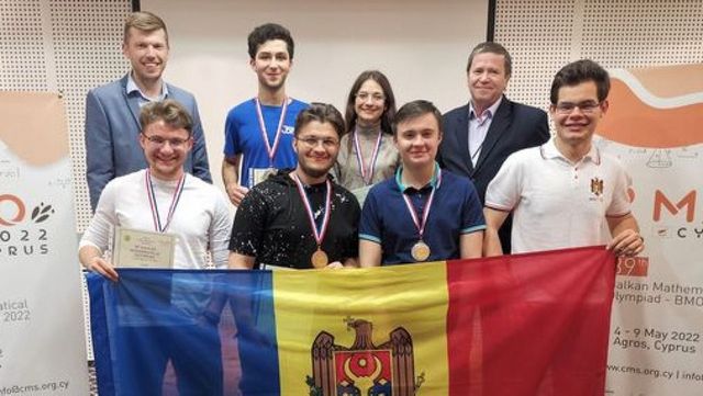Medalii de argint, medalii de bronz și mențiune de onoare pentru Republica Moldova în cadrul Olimpiadei Balcanice la Matematică