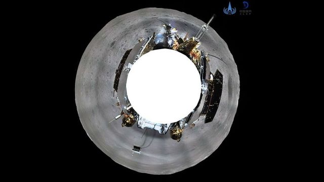 China’s Lunar Probe Sends Panoramic Image Of Moon’s Far Side