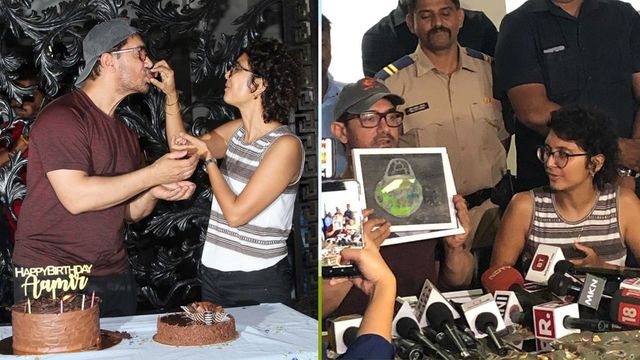 Aamir Khan Celebrates 54th Birthday With Wife Kiran Rao And Media. See Pics
