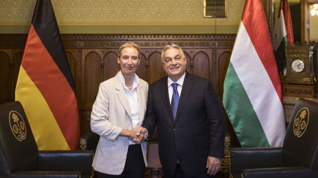 Orbán Viktor miniszterelnök Alice Weidellel tárgyalt