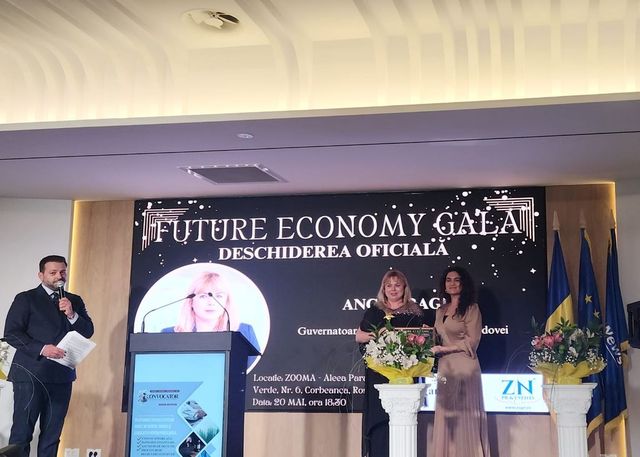 Șefa Băncii Naționale a Moldovei, premiată la București. Ce a spus Dragu despre sistemul bancar moldovenesc