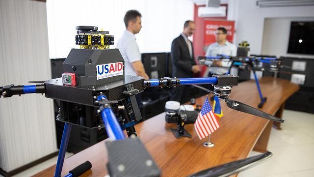 Moldelectrica a primit 10 drone de supraveghere a liniilor electrice