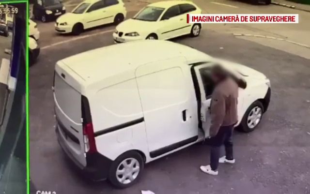 Fost polițist local, filmat în timp ce fură din mașini, în Târgu Jiu