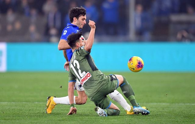 Sampdoria-Napoli 2-4, il tabellino