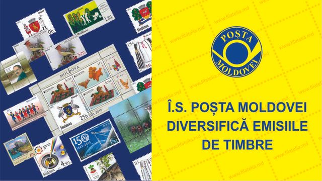 Î.S. „Poșta Moldovei” amplifică emisiile de mărci poștale