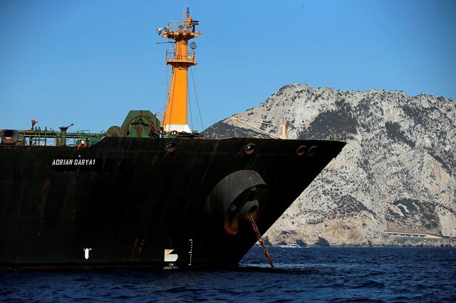 Iran oil tanker now heading towards Turkey