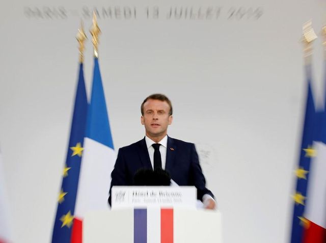 French President Emmanuel Macron Announces High Command for Space to Bolster Defence