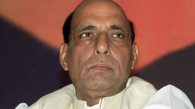 Rajnath Singh Carries Coffin Of Soldier Killed In Pulwama Terror Attack
