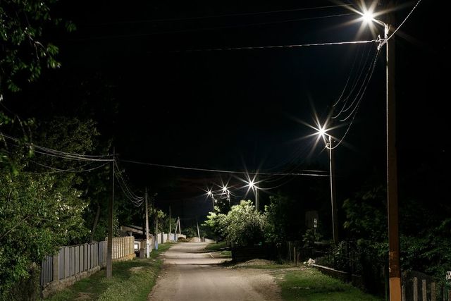 Partidul ȘOR a dat în exploatare iluminatul stradal încă într-o localitate din circumscripția sa