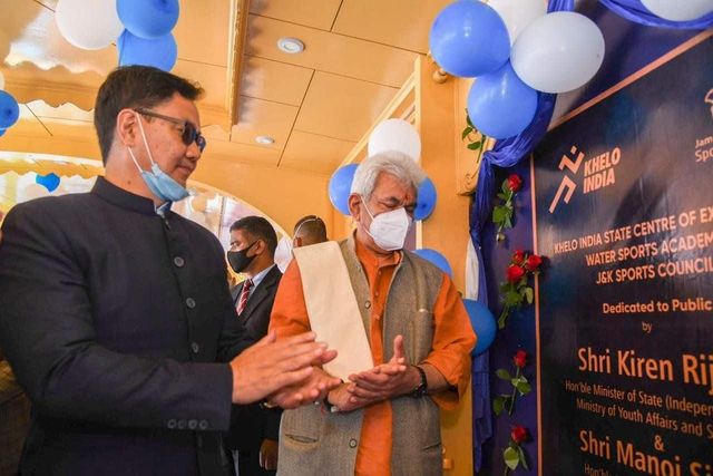 Sports Minister Inaugurates Rowing Centre in Srinagar