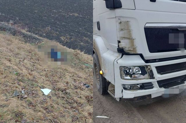 Un bărbat de 30 de ani a fost lovit mortal de un camion în raionul Fălești