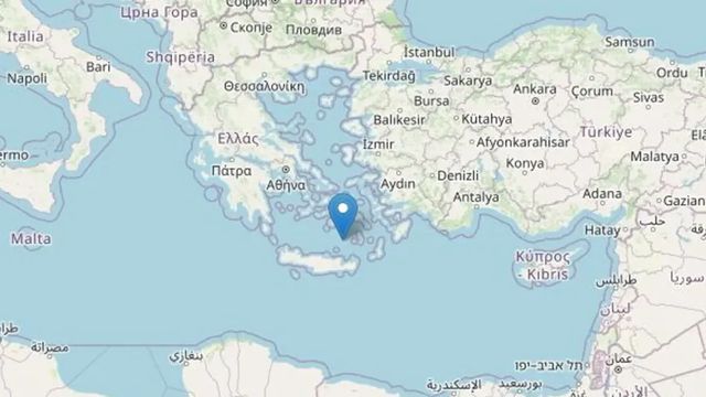 Terremoto di magnitudo 6.0 al largo di Creta
