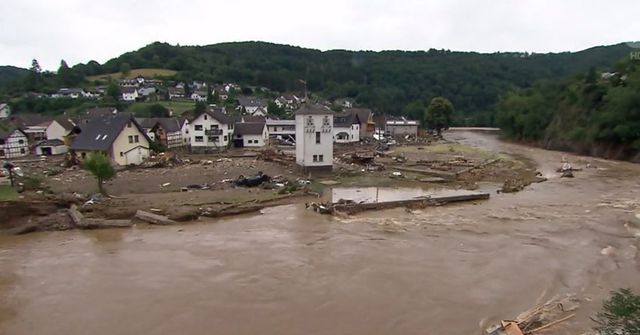 Tragické následky záplav v Německu