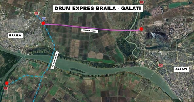 Ministrul Transporturilor a participat joi la semnarea contractului pentru construirea drumului expres Galați – Brăila