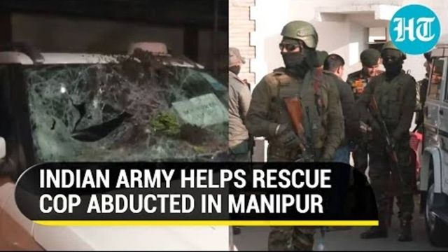 Manipur Police officer abducted as 200 gunmen storm residence, Army called in