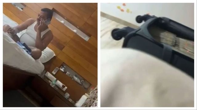 Video shows Sena MLA Sanjay Shirsat with bag full of cash day after tax notice