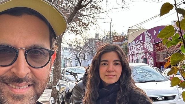 Hrithik Roshan enjoys a holiday with Saba Azad in Argentina; calls her a 'wintergirl'