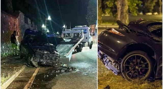 Si schiantano con la Porsche rubata, incidente mortale a Tivoli