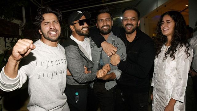 Ranveer Singh, Rohit Shetty, Katrina Kaif, Varun Dhawan and others attended the special screening of Uri hosted by Vicky Kaushal