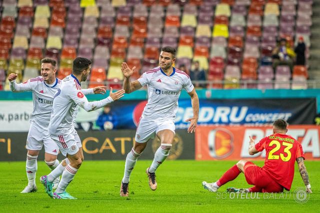 FCSB umilită pe Arena Națională de Oțelul Galați