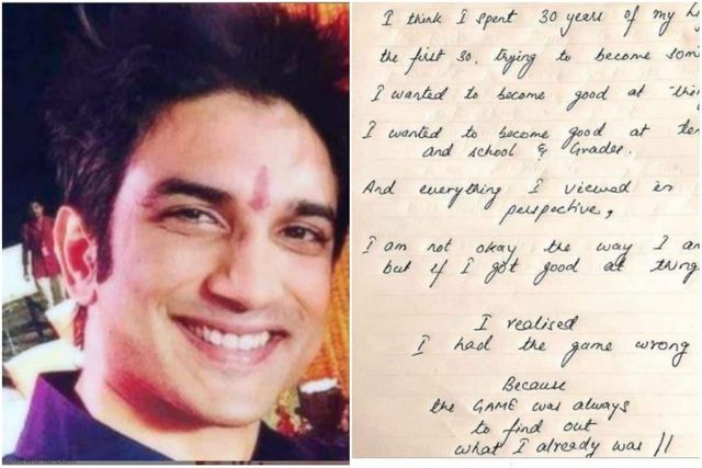 Sushant Singh Rajput’s Handwritten Note Shared by Sister Shweta Brings Tears