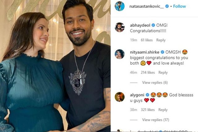 Hardik Announces Natasa Stankovic's Pregnancy, Kohli Leads Wishes