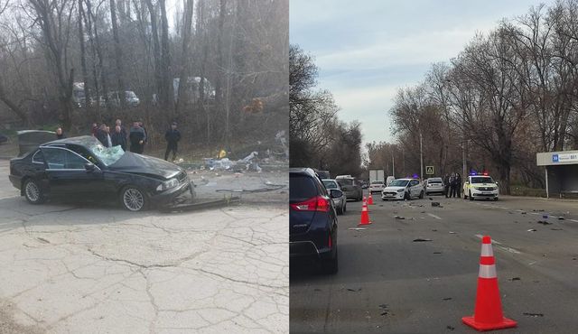 Accident grav în Capitală. Au fost implicate 4 mașini