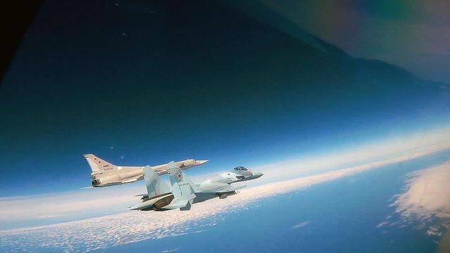 Российские бомбардировщики пролетели над нейтральными водами Черного моря