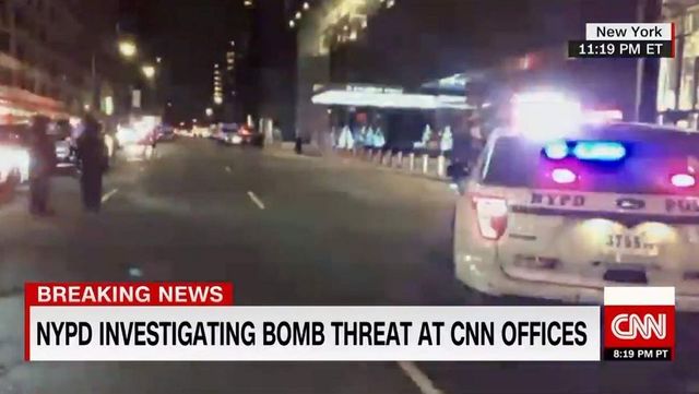 Sediu CNN New York, alertă cu bombă
