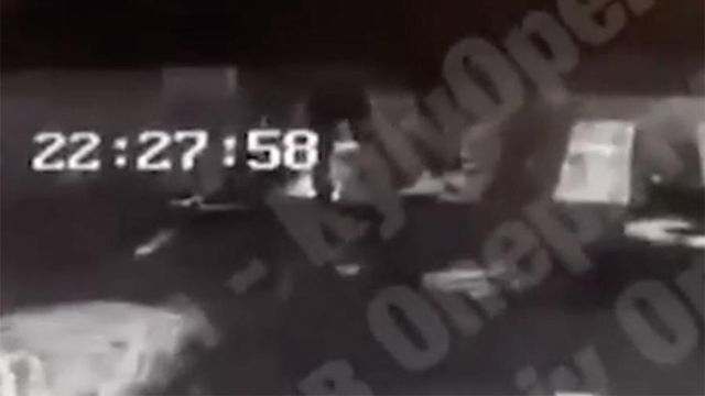 Опубликовано видео убийства сотрудника охраны Порошенко