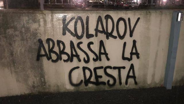 Roma, ultrà contro Kolarov "Abbassa la cresta croato"
