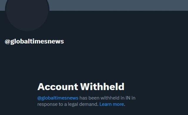India Blocks Chinese State Media Global Times X Account Over Disinformation