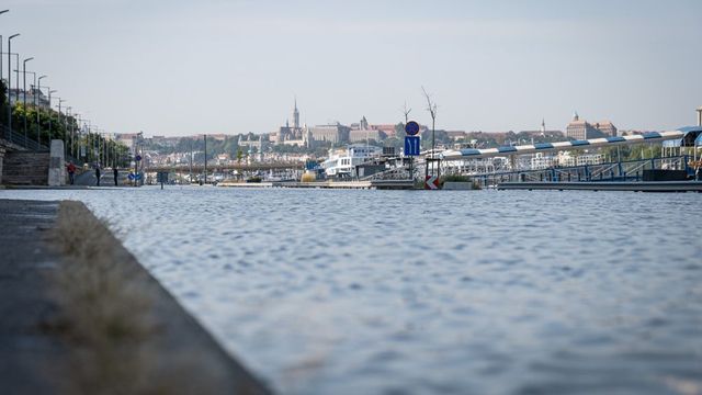 Annyira alacsony a Duna vízállása, hogy figyelmeztetés adott ki a rendőrség