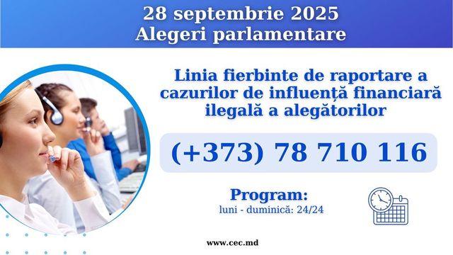 CEC lansează Linia Fierbinte gestionată de CNA pentru raportarea cazurilor de corupere electorală