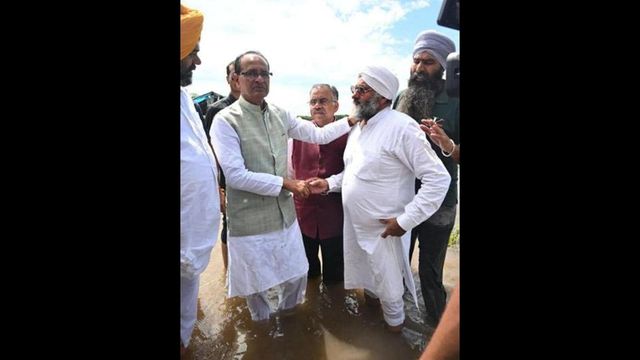 Punjab: Governor Kataria visits flood-hit areas in Hoshiarpur, assures all possible help to affected families