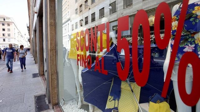 Al via i saldi in tutta Italia